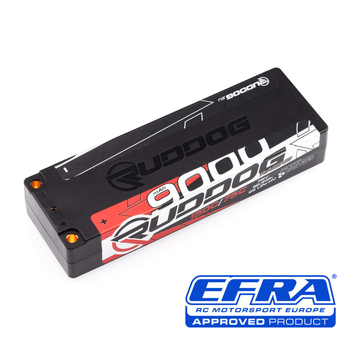 RUDDOG Racing 9000mAh 150C/75C 7.6V LCG Stick Pack LiPo-HV Battery