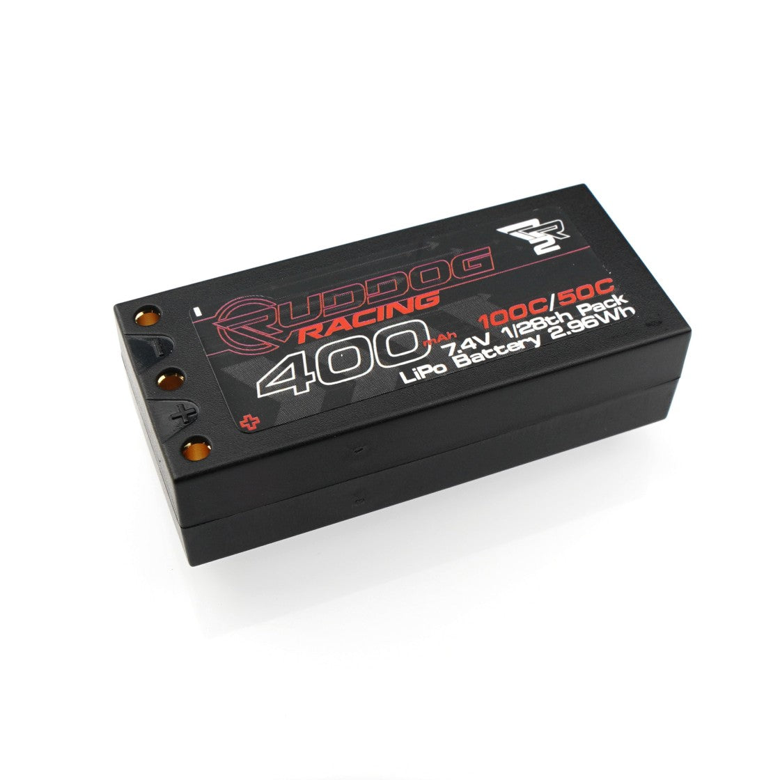 RUDDOG Racing RR2 400mAh 100C/50C 7.4V 1/28th Pack LiPo Battery