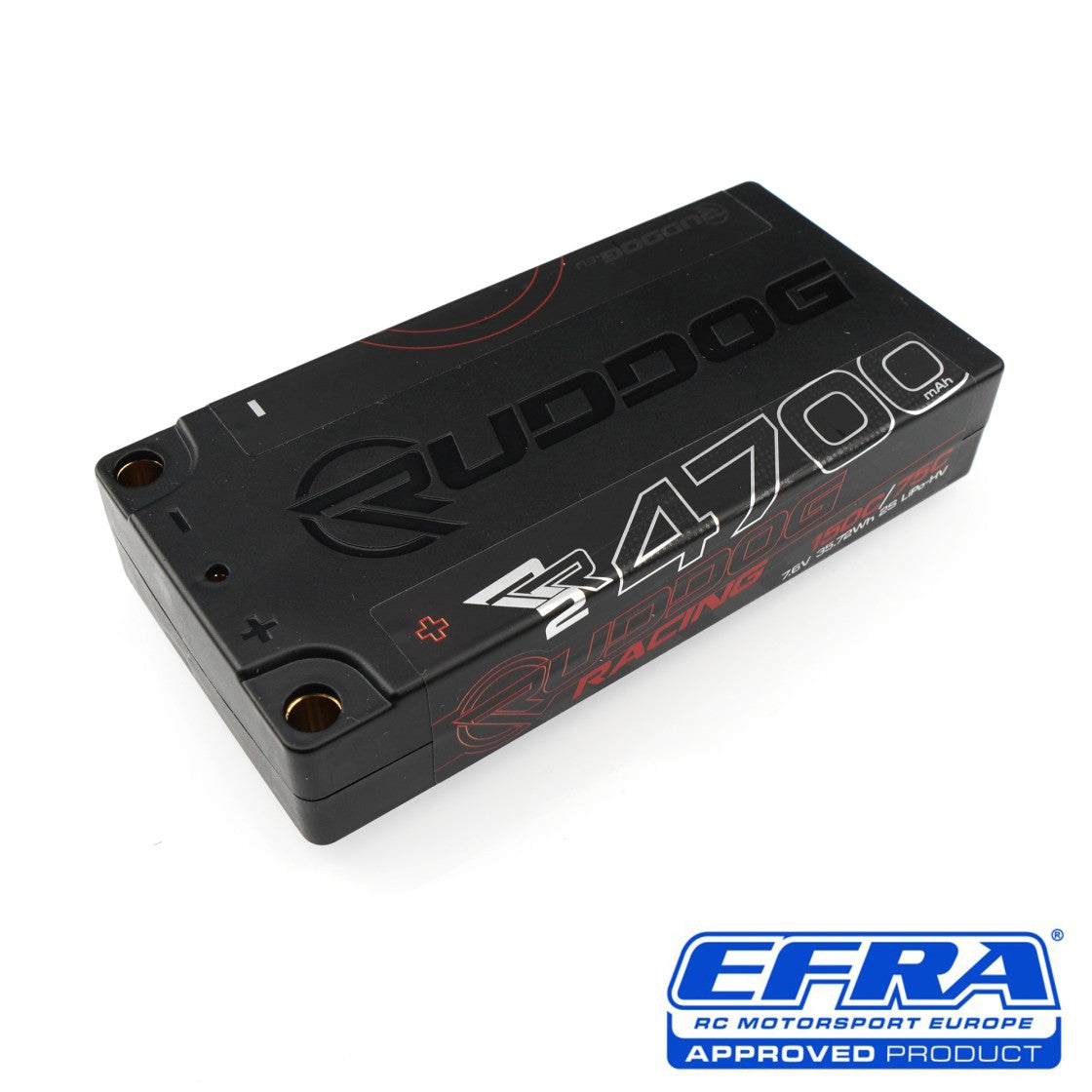 RUDDOG Racing RR2 4700mAh 150C/75C 7.6V 18.5mm-LCG Short Stick Pack Li ...