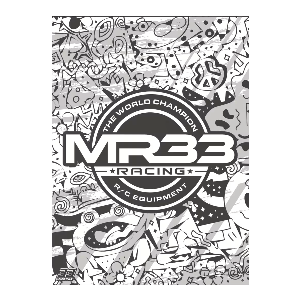 MR33 SIGNATURE Setup Board Onroad 39 x 29 x 1cm - White