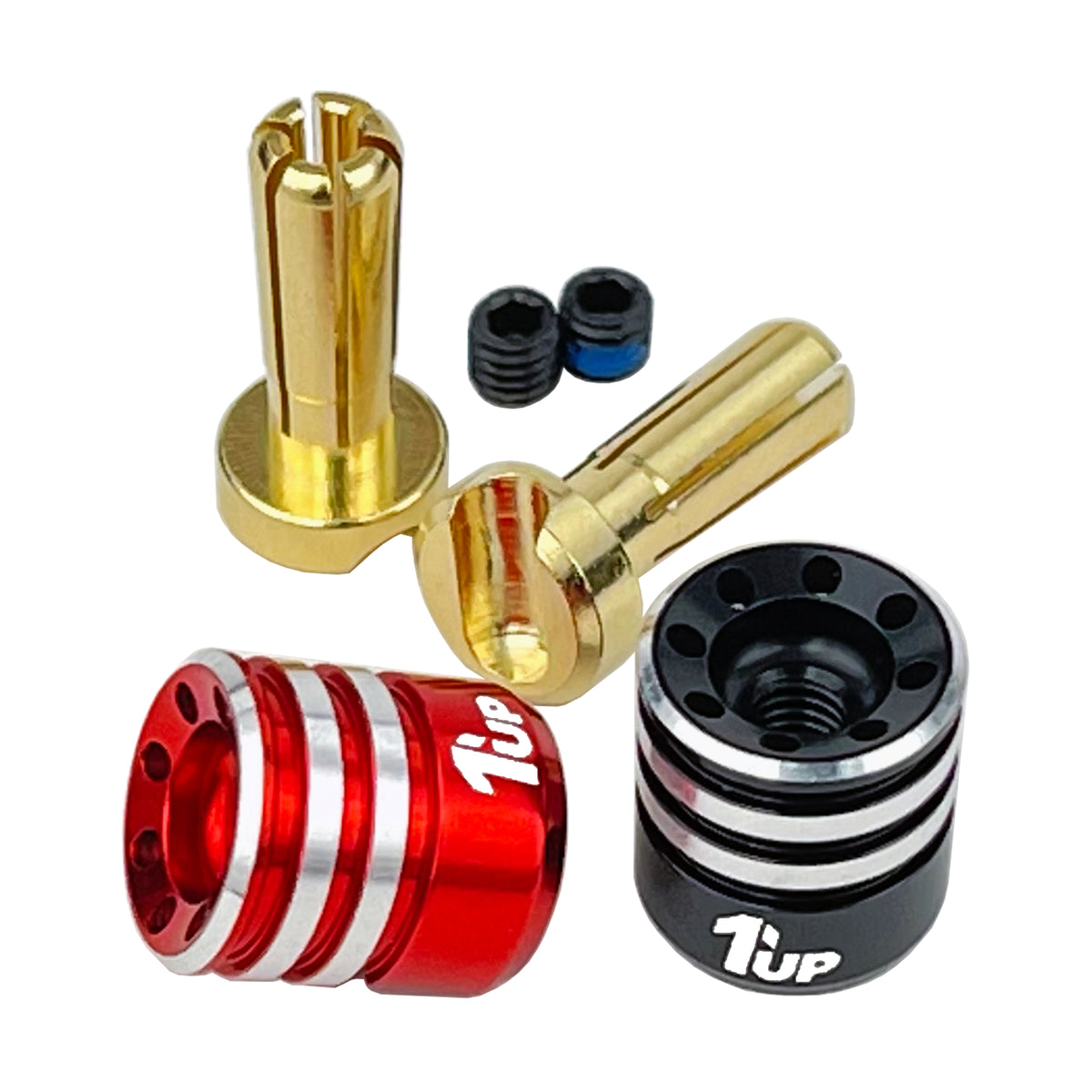 1up Racing Heatsink Bullet Plug Grips