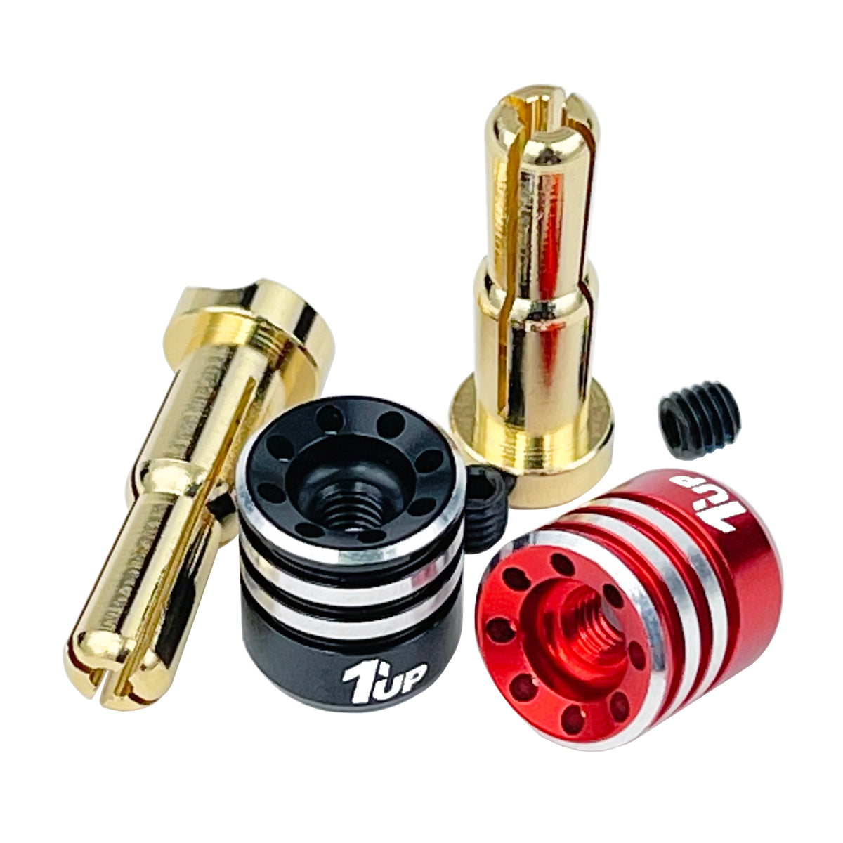 1up Racing Heatsink Bullet Plug Grips