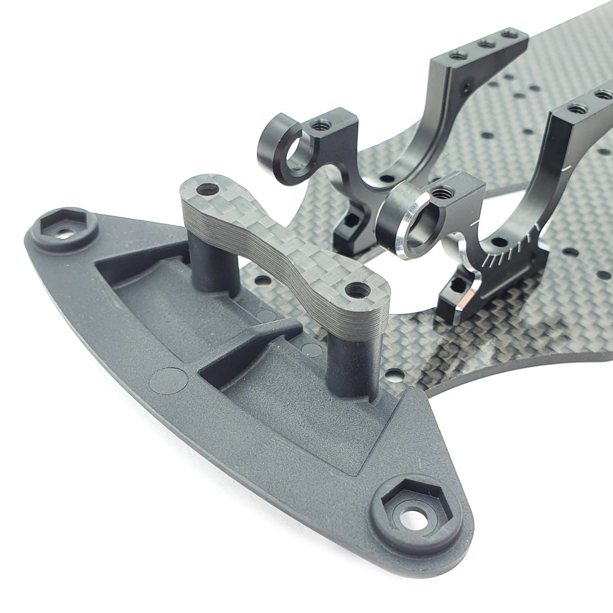 GeoCarbon Bumper Plate w/Stopper for Yokomo BD9/BD10