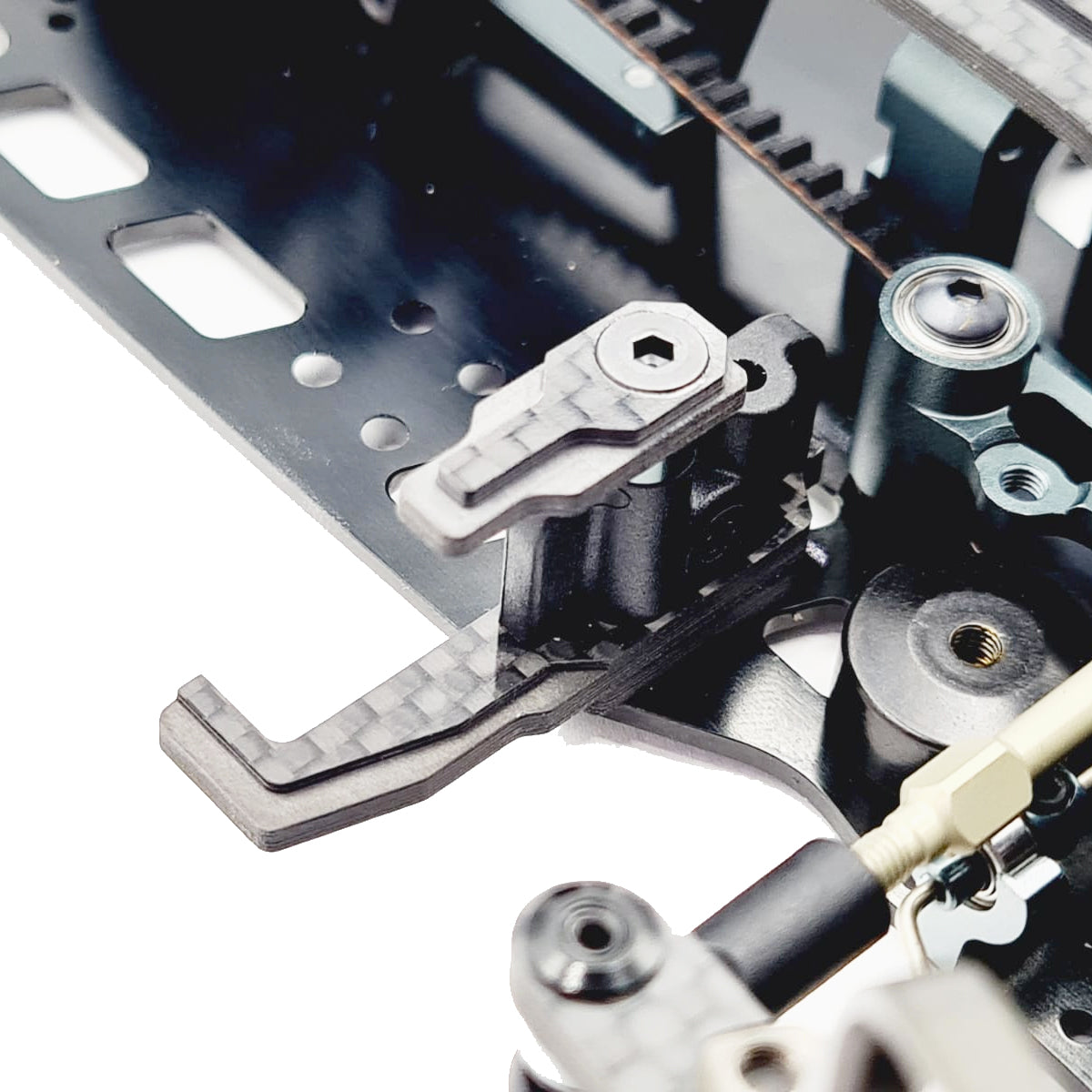 GeoCarbon &quot;Slim&quot; Battery Mount Set for Mugen MTC2/R