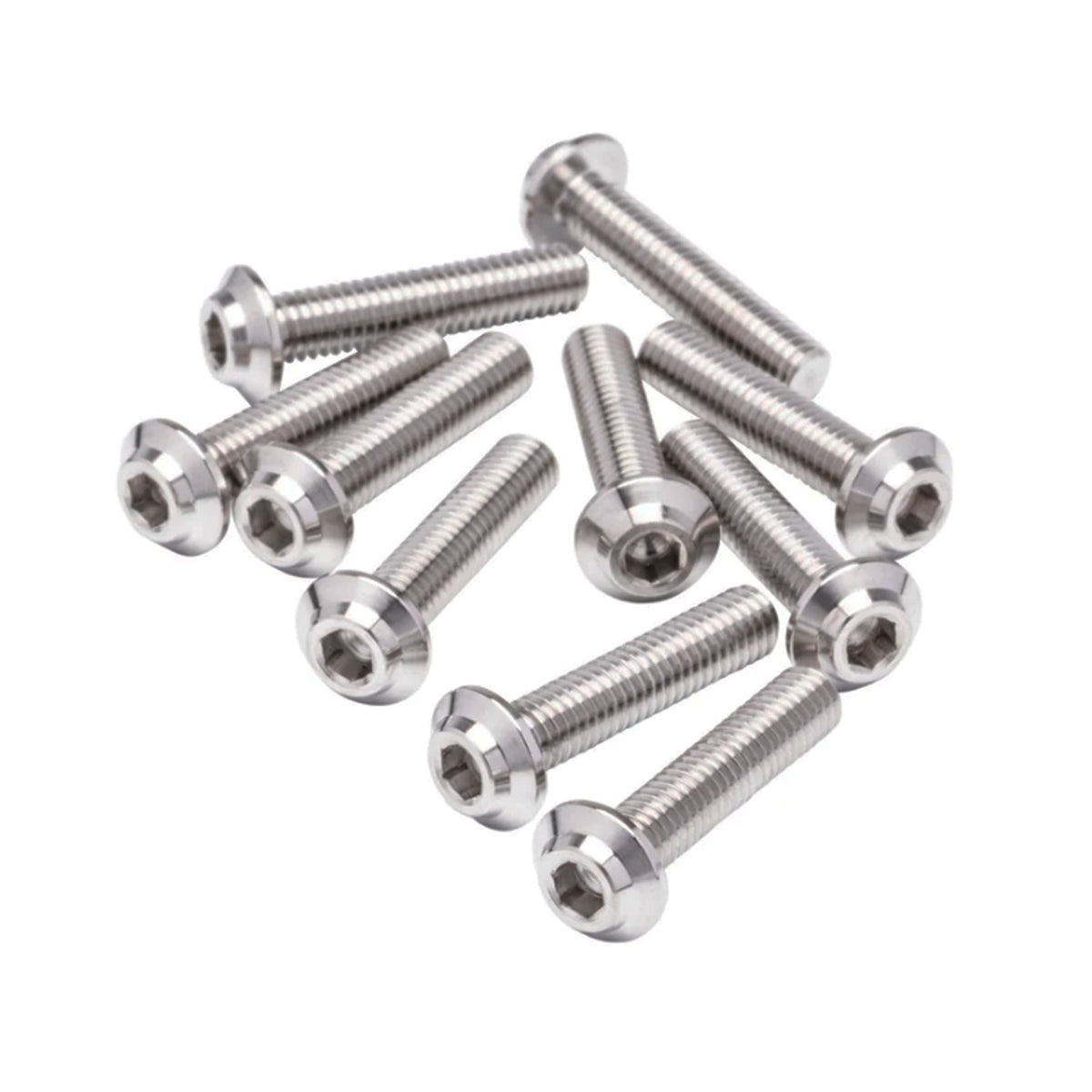 1UP Racing LowPro Pro Duty Titanium Screws - 10PCS (Assorted Sizes)