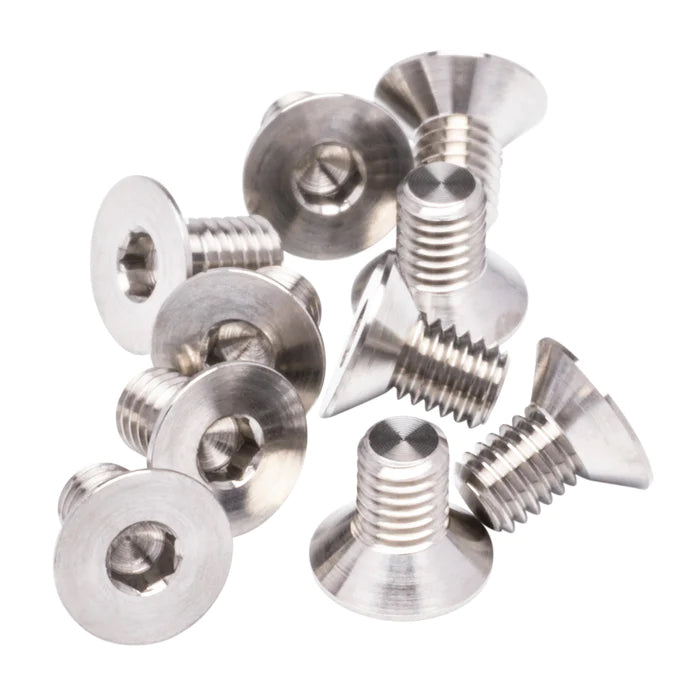 1UP Racing Flat Head Pro Duty Titanium Screws - 10PCS (Assorted Sizes)