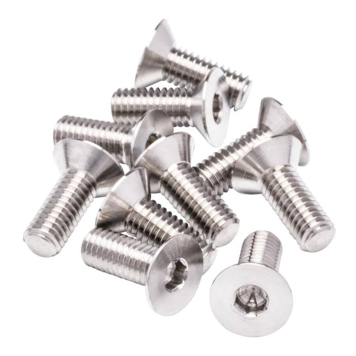 1UP Racing Flat Head Pro Duty Titanium Screws - 10PCS (Assorted Sizes)