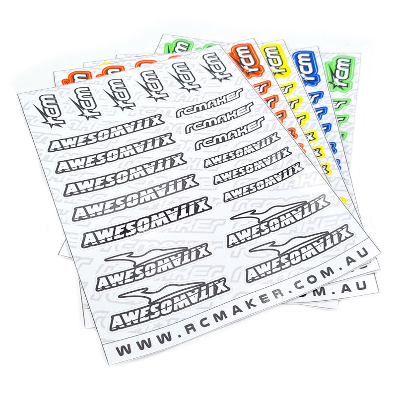 Premium Pre-Cut Decal Sheet - Awesomatix