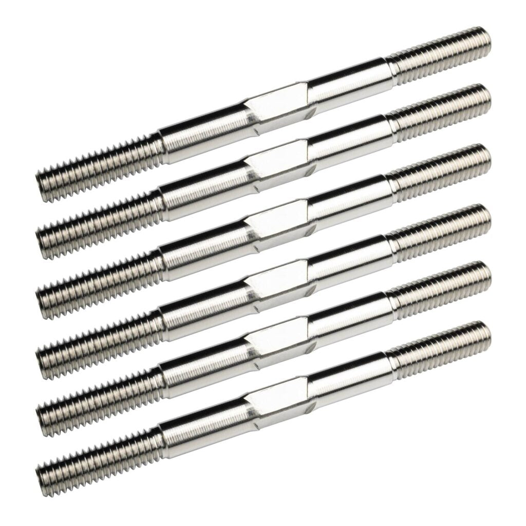 1up Racing Pro Duty 3.5mm Titanium Turnbuckle Set - Associated B6.4/B6.4D (Assorted Colours)