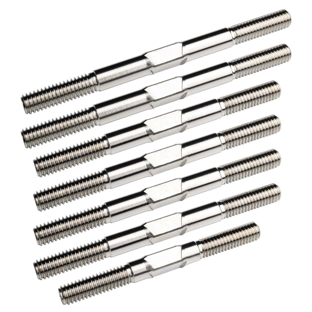1up Racing Pro Duty 3.5mm Titanium Turnbuckle Set - Associated B74.1 (Assorted Colours)