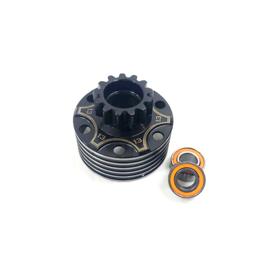XTR 14T Vented Clutch Bell Inc. Bearings
