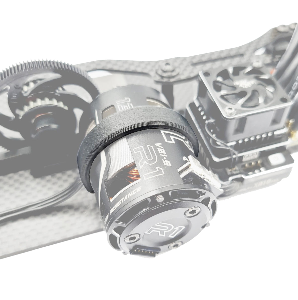 3D Pro CF/Nylon ESC and Fan Wire Route for Mid Motor TC