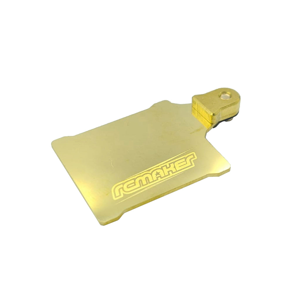 Floating ESC Plate for XRAY X4 (&#39;22-&#39;24) - Brass (12g)