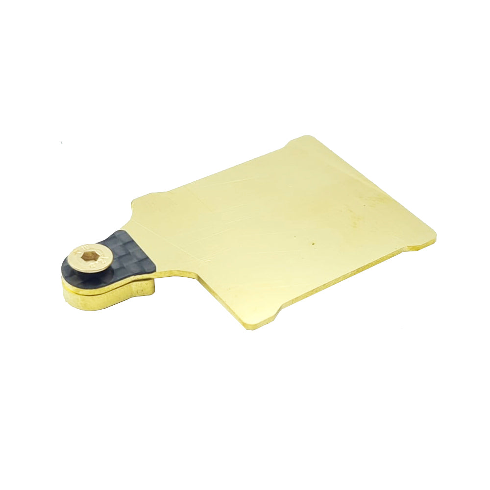 Floating ESC Plate for XRAY X4 (&#39;22-&#39;24) - Brass (12g)