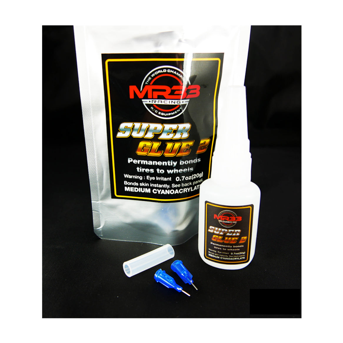 MR33 Super Glue for Rubber Tire Inc Tip V2