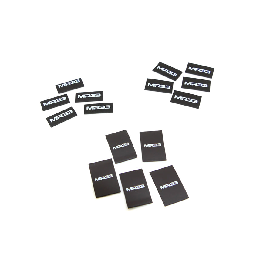 MR33 Pre-Cut Heat Shrink Ø8mm x 3cm (5) - Ø10mm x 3cm (5) - Ø20mm x 2cm (5)