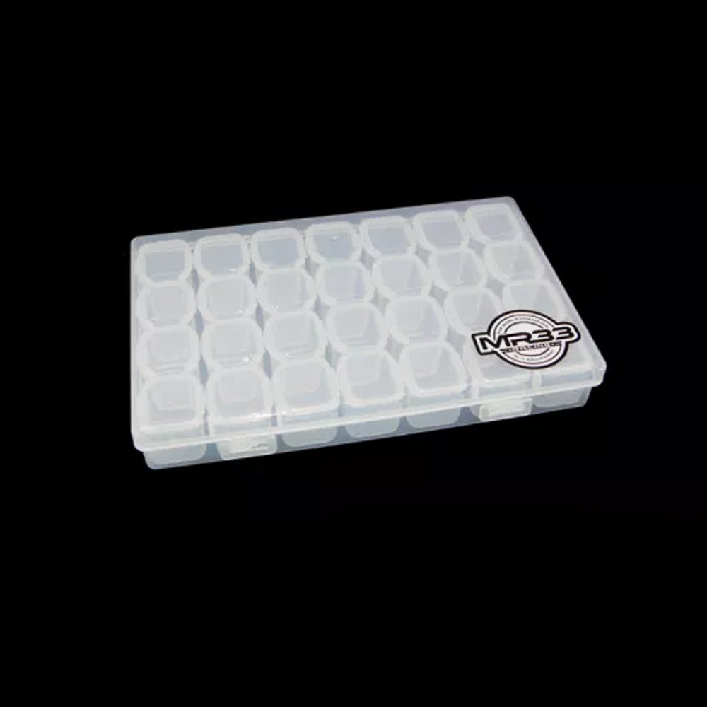 MR33 Hardware Box Medium Clear 17,5 x 11 x 2,6cm, 28 in 1 box