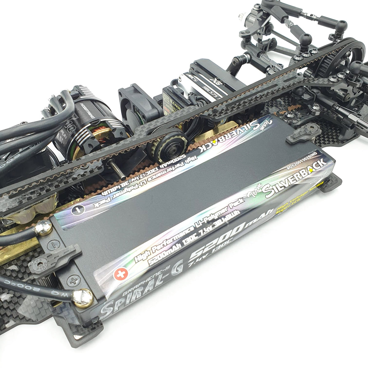 GeoCarbon Battery Clamp Set for Touring Cars (Universal)