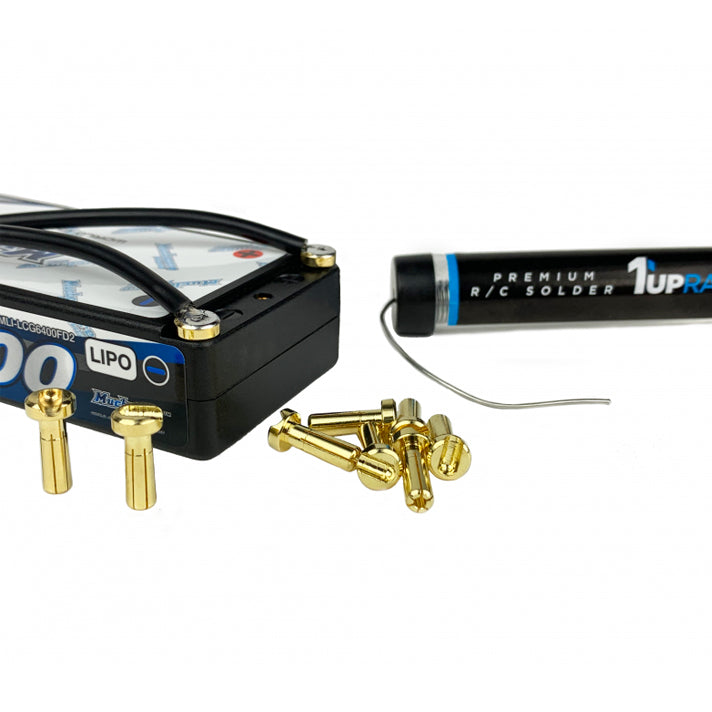 1UP Racing LowPro Bullet Plugs - 4mm (2pcs)