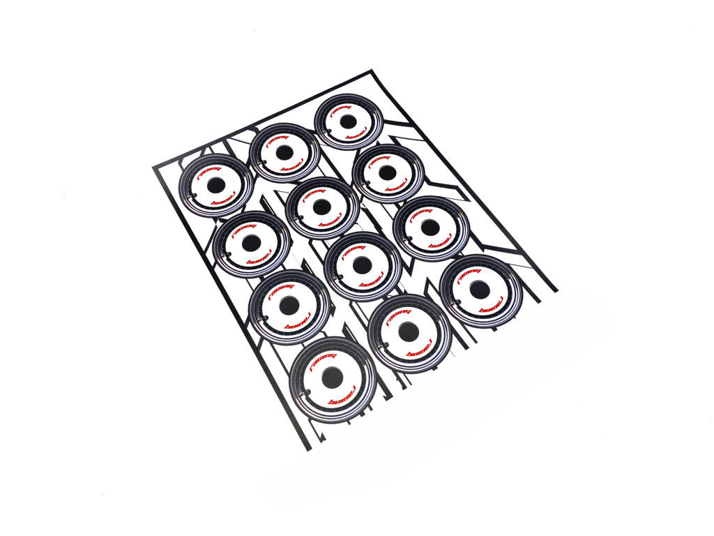 MXLR RACE Wheel Sticker #3 (12pcs)