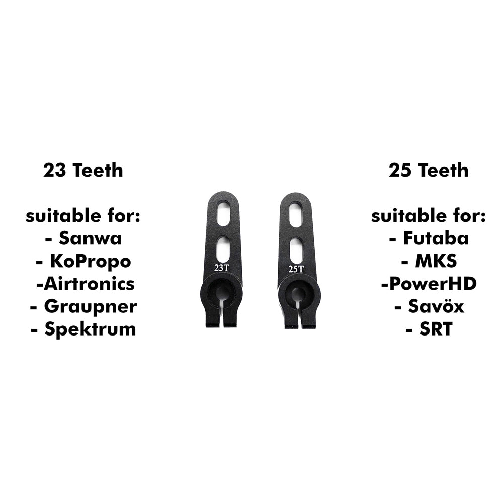 MXLR Adjustable Alloy Servo Arm (23T)