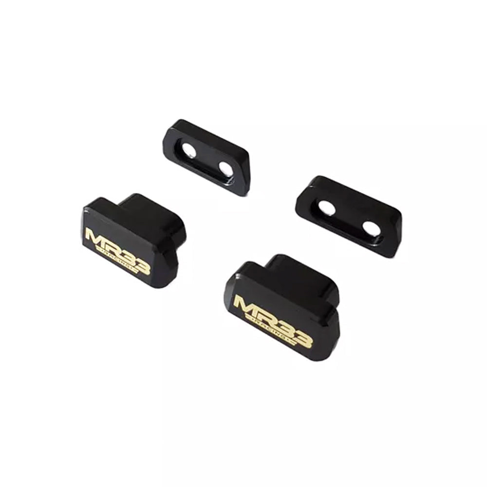 MR33 Awesomatix MMX Bulkhead Weight Brass 20g - Black
