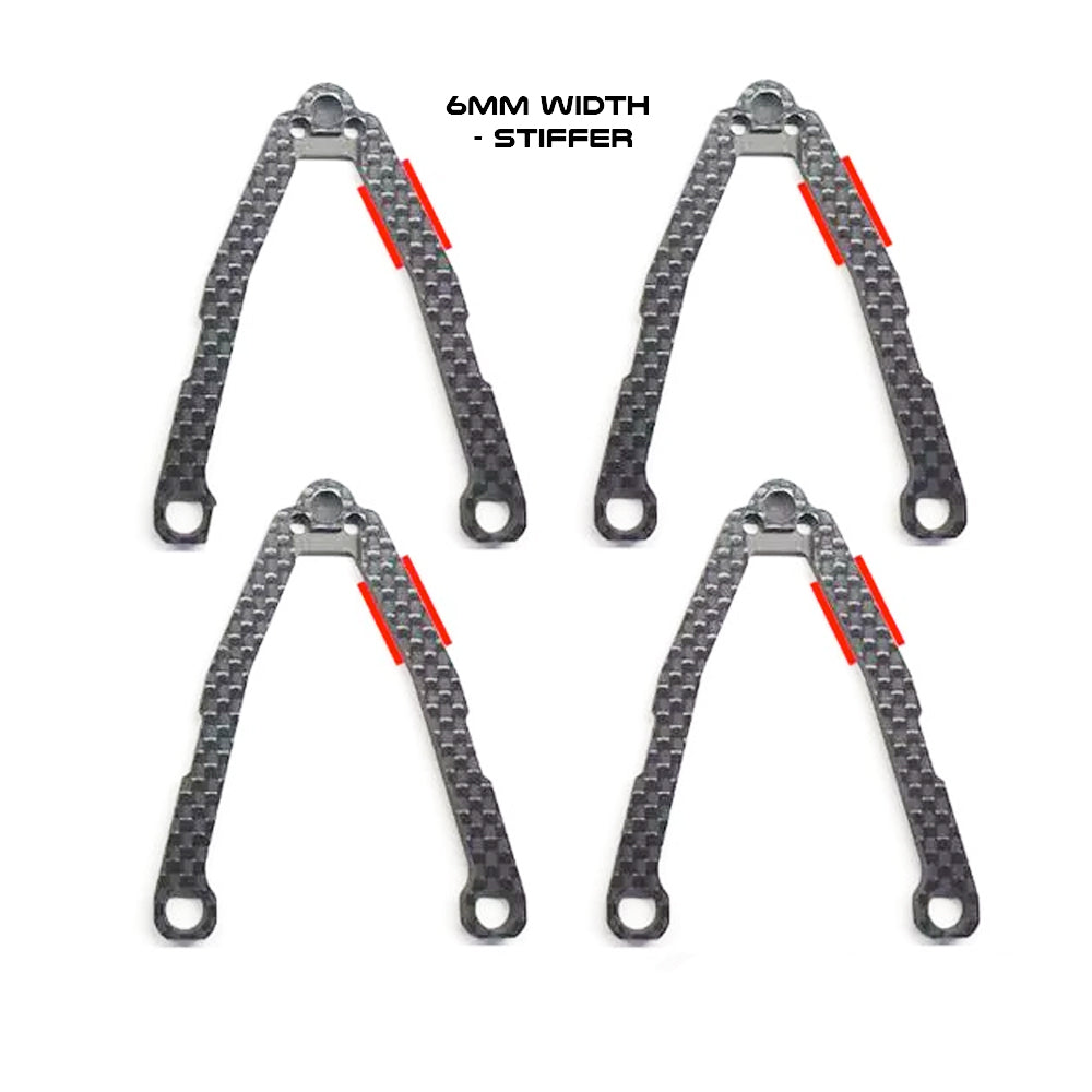 MR33 Awesomatix A800MMX Suspension Arm Set WIDE Long +8mm (2ea) +9mm (2ea)