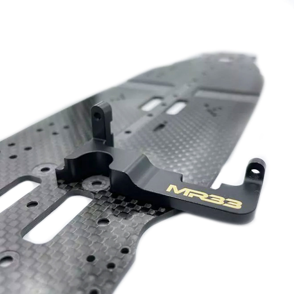 MR33 LCG Servo Mount Mugen MTC2 Brass 30g – Black