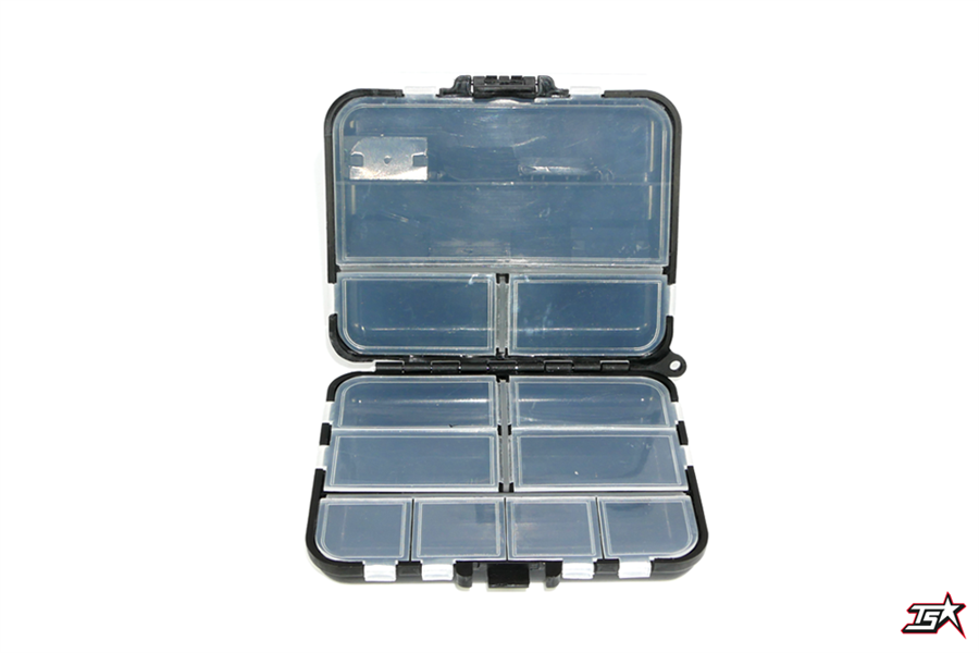 MR33 Hardware Box Small Black 12 x 9 x 3,5cm (Double-Sided)