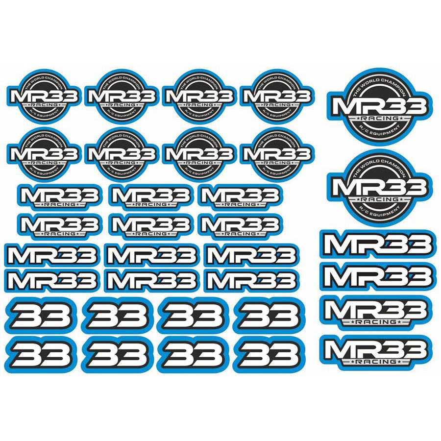 MR33 Decal Sheets (Multiple Colours)