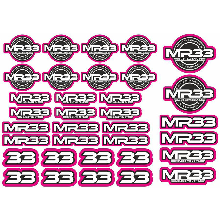 MR33 Decal Sheets (Multiple Colours)