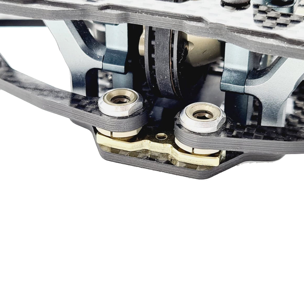 Brass Roll Centre Shim Plate Set for Mugen MTC2/R - 1.5mm