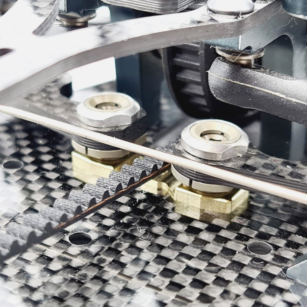 Brass Roll Centre Shim Plate Set for Mugen MTC2/R - 1.5mm