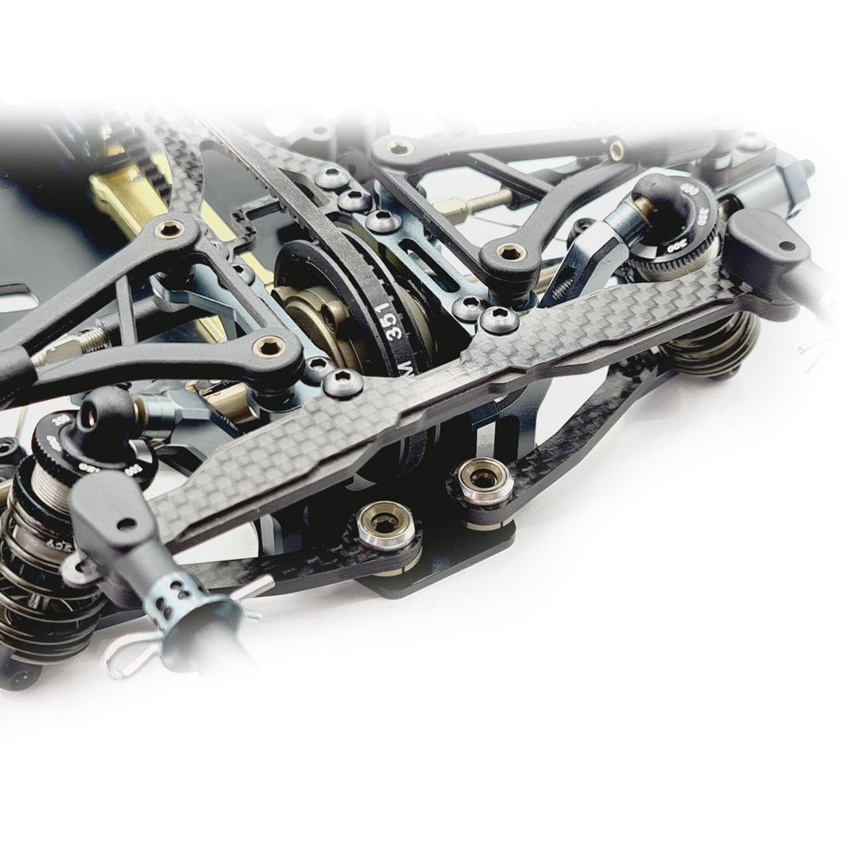 GeoCarbon Rear Body Mount Plate for Mugen MTC2/R