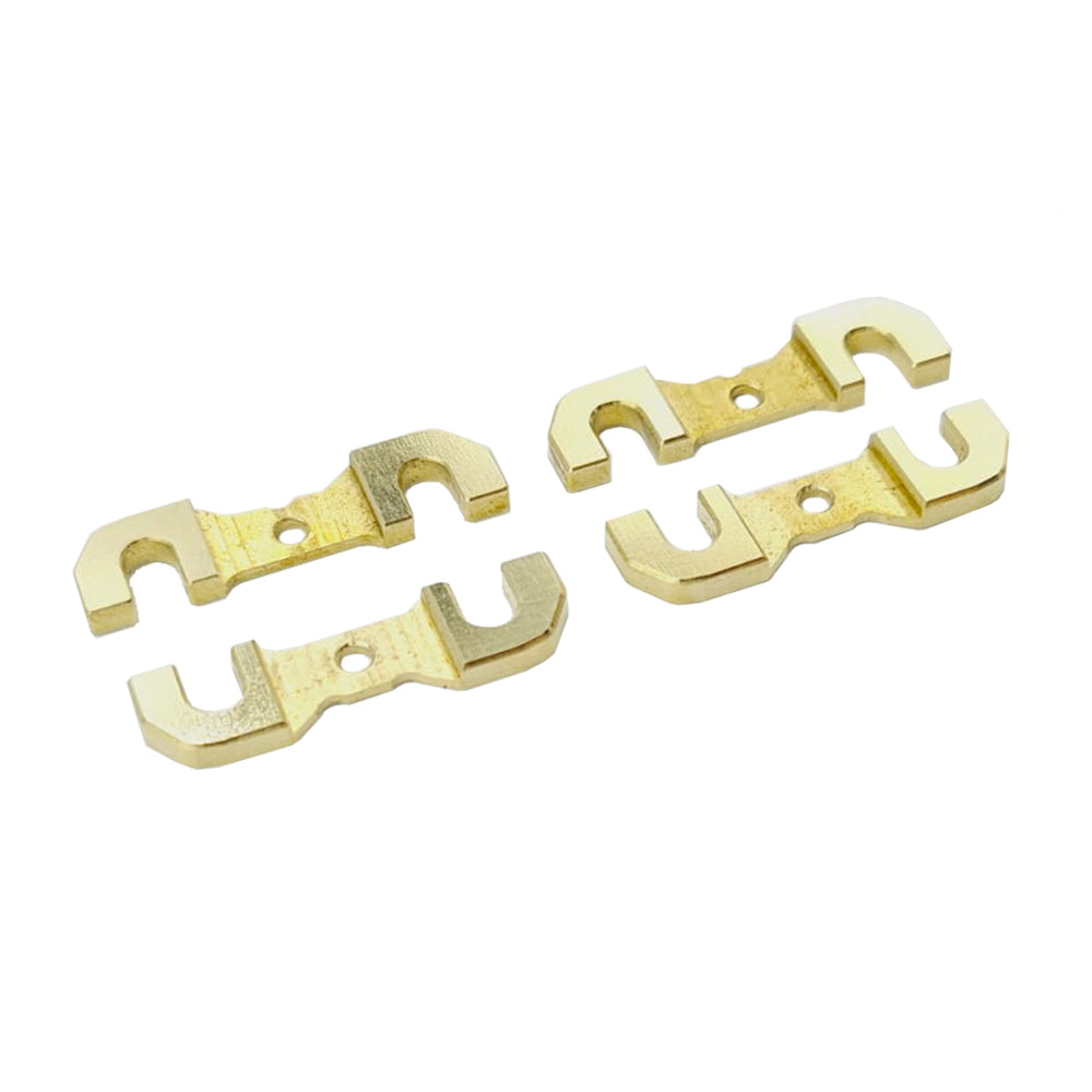 Brass Roll Centre Shim Plate Set for XRAY X4 (&#39;22-&#39;24) - 1.5mm