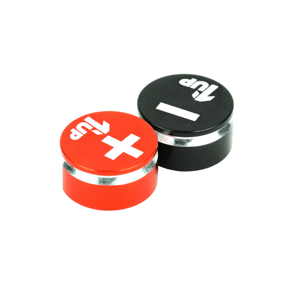 1UP Racing LowPro Bullet Plug Grips – Red/Black