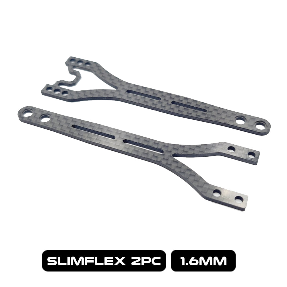 SlimFlex 1.6mm Twin Topdeck Set for XRAY X4 (&#39;22-&#39;24)