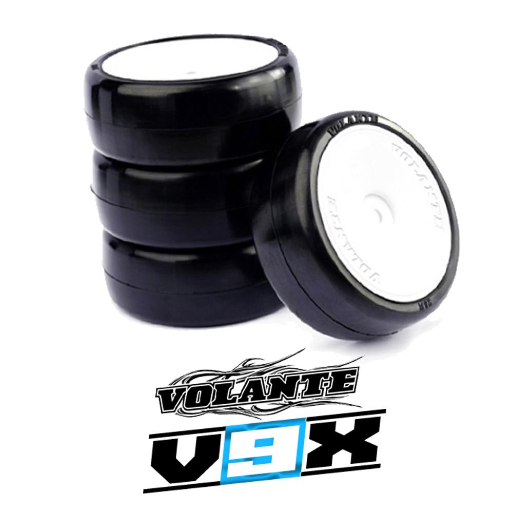 Volante V9X Evolution 32R Premium Pre-Glued Tire Set (4)