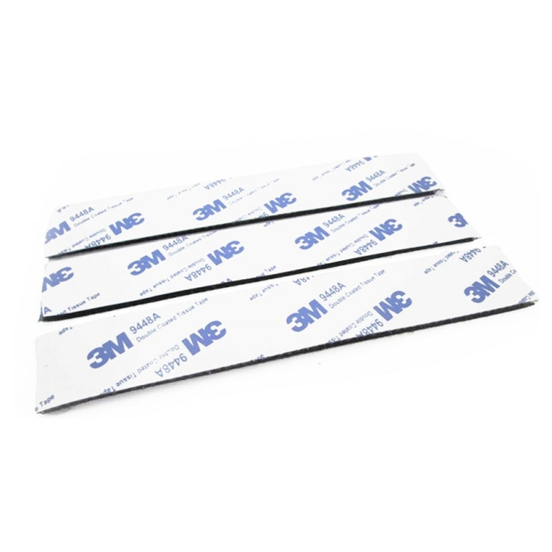MR33 Black Adhesive Velcro Tape 25mm x 150mm (3pcs)