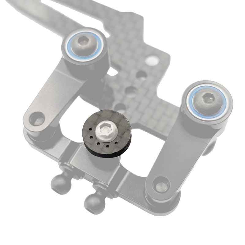 Carbon Steering Limiter Set for XRAY X4 (&#39;22-&#39;24) (7.5mm - 10mm) - 6pcs