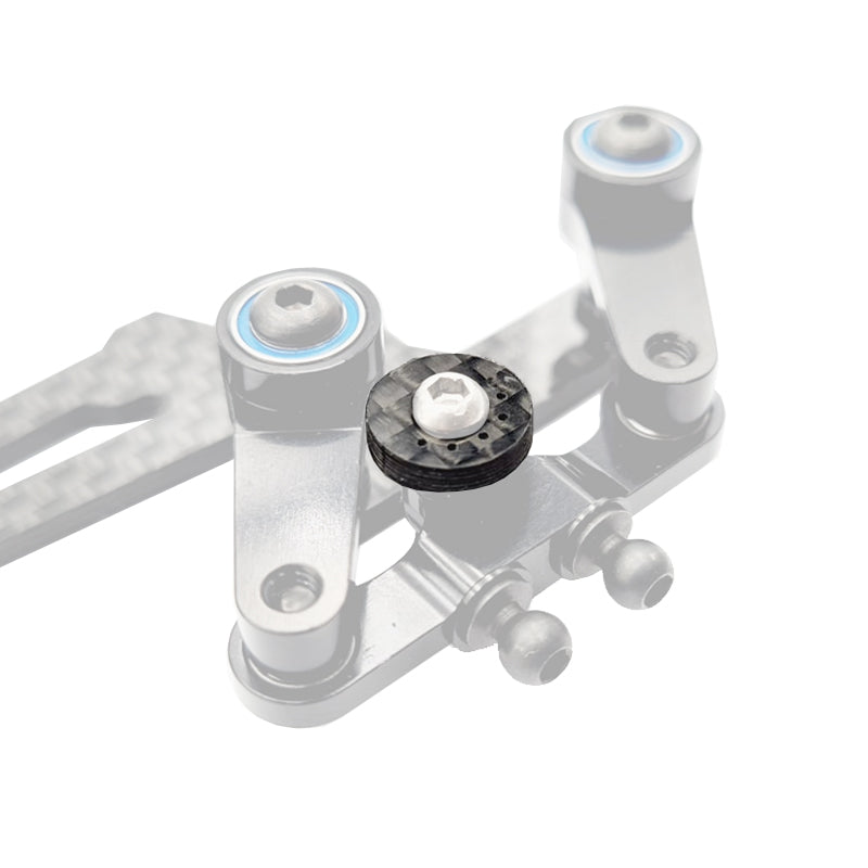 Carbon Steering Limiter Set for XRAY X4 (&#39;22-&#39;24) (7.5mm - 10mm) - 6pcs