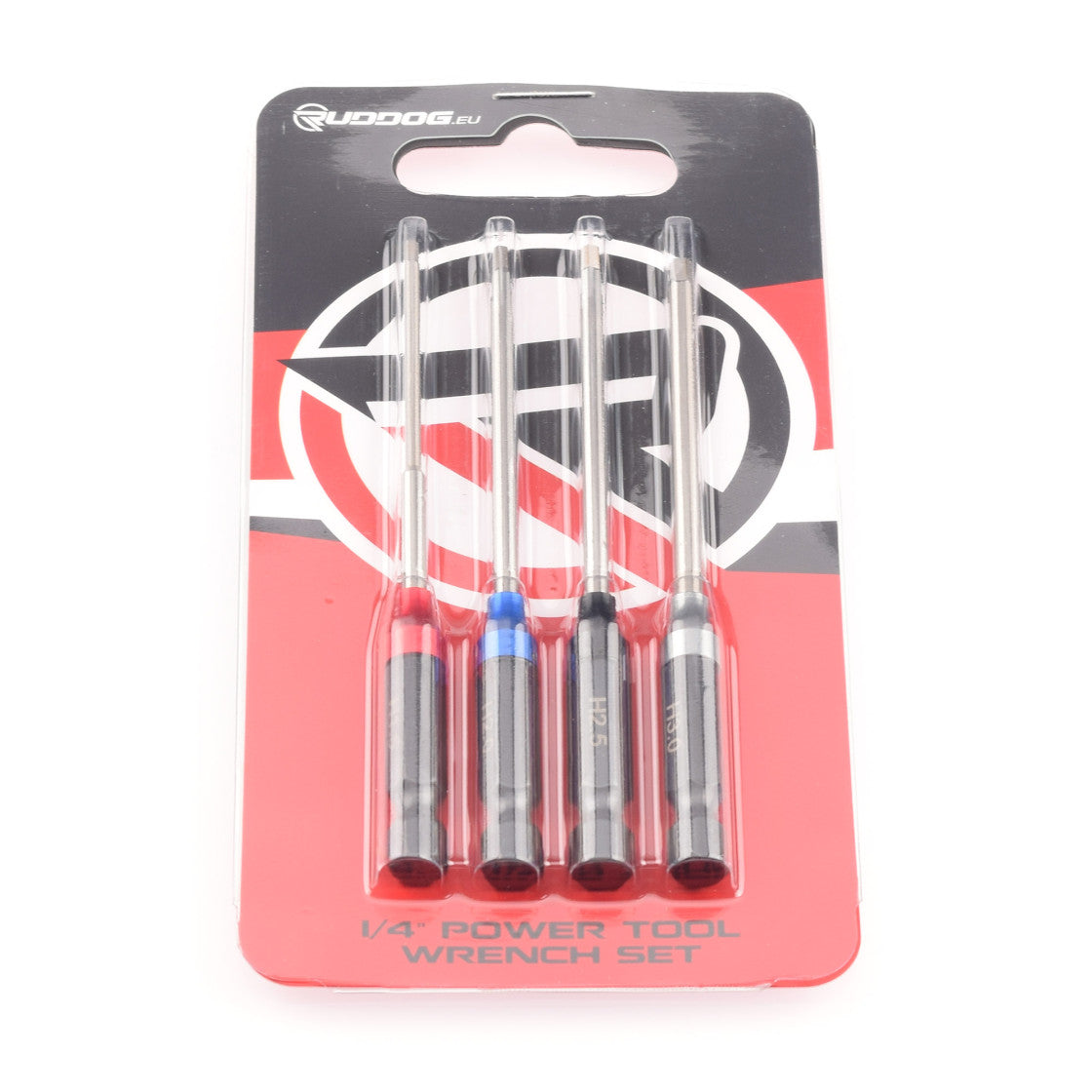 RUDDOG Metric Hex 1/4&quot; Power Tool Wrench Set (1.5 | 2.0 | 2.5 | 3.0mm)