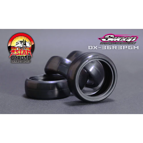 SWEEP DX-R3 36 Highend Compound Pre-Glued TC Rubber Tyres (AOC Control Tyre)